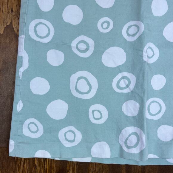 Talbots Womens Skirt Green White Polka Dot Pattern A-Line Stretch 8 Petite - Picture 4 of 12